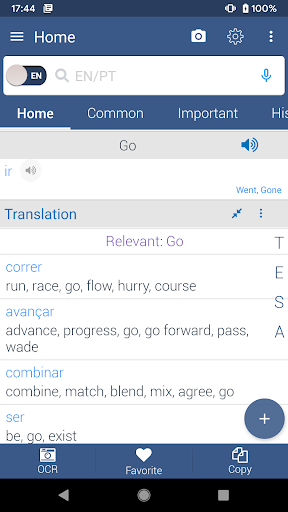 Portuguese Dictionary Offline Screen 2