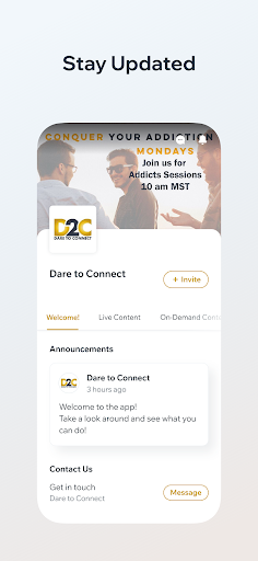Dare to Connect Now Screen 3