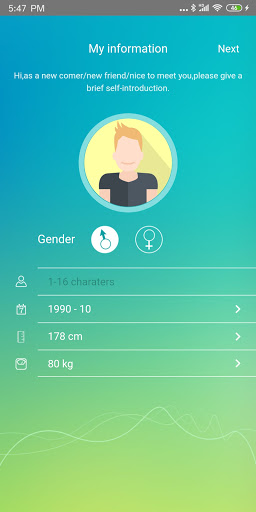 Aperçu de l'application
