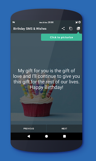 Birthday SMS & Wishes Screen 2