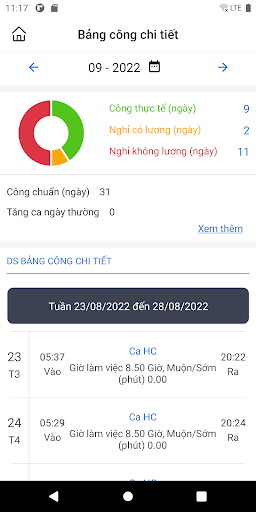 Cat Tuong Group iHR Screen 3