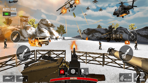 Android application World War Action Shooter 3D screenshort