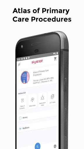 Android application Atlas Primary Care Procedures screenshort