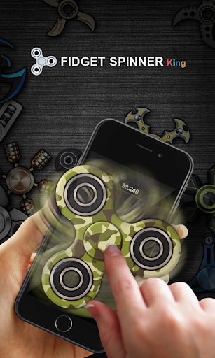 Android application Fidget Spinner King screenshort