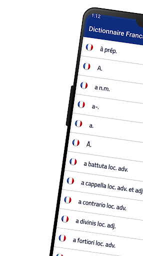 Android application Dictionnaire Francais screenshort