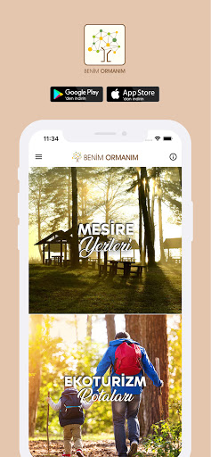 Android application Benim Ormanım screenshort