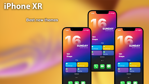 iPhone XR Launcher 2024 iOS 17 Screen 2