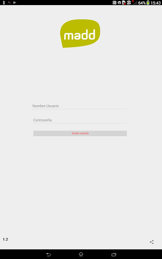 Android application madd.CRM screenshort