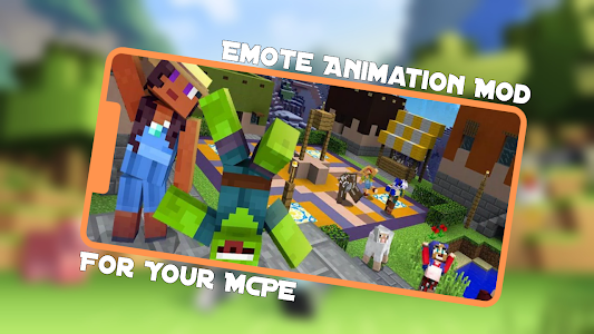 Emote Animation Mod for MCPE Unknown