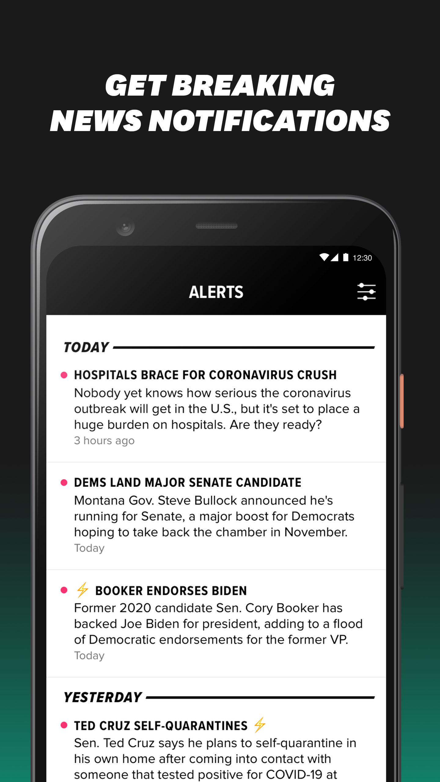 Android application HuffPost - Daily Breaking News & Politics screenshort