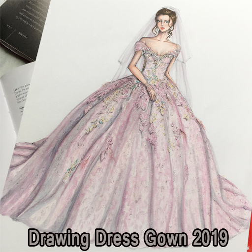 Drawing Dress Gown 2019  Icon