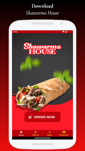 Android application Shawarma House Dundee screenshort