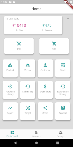 Android application Buy Sell Inventory | Invoicing screenshort