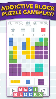 Color Blocks Block Puzzle Appのおすすめ画像1