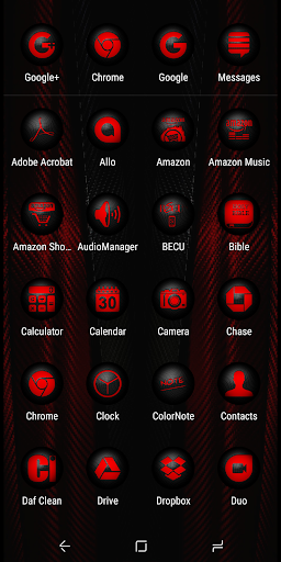Snap Red Icon Pack