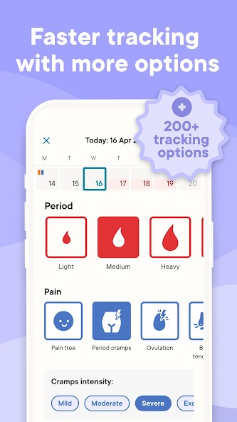 Clue Period Tracker - Ovulation and Cycle Calendar 72.0 APK + Мод (Unlimited money) за Android