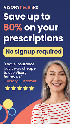 Android application Visory Health: Rx Savings App screenshort