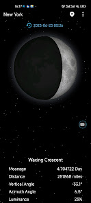 Imágen 1 Fase Lunar - Clima Luna android