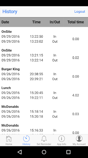 Tempus Employee Time Tracking
