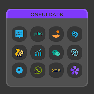 OneUI Dark- Icon Pack : S10 Ekran görüntüsü