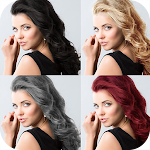 Cover Image of Herunterladen Hair color changer - Try different hair colors 1.5.0 APK