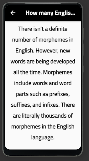 morphemes Screen 2