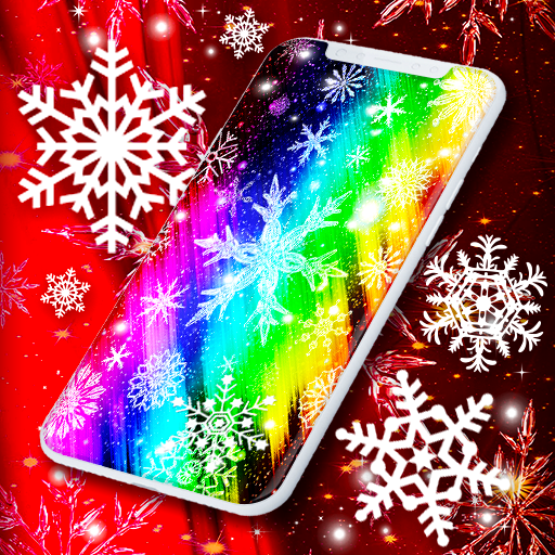 Winter Snow Stars Wallpaper logo