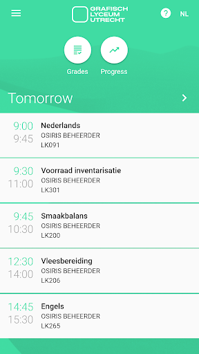 Android application OSIRIS GLU screenshort