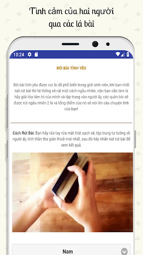 Android application Bói Bài Tình Yêu screenshort
