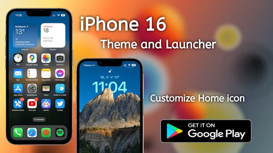 iPhone16 launcher and wallpapr