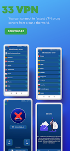 33 VPN Proxy Para sa Android APK (Bayad/Buong) 3