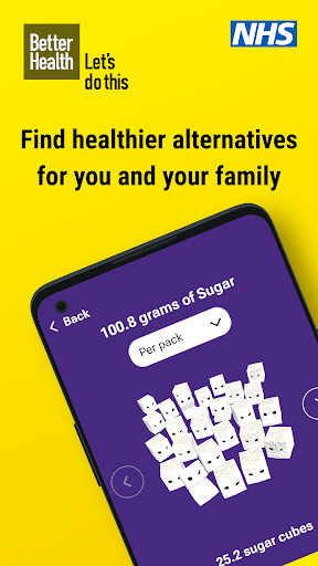 Android application NHS Food Scanner screenshort