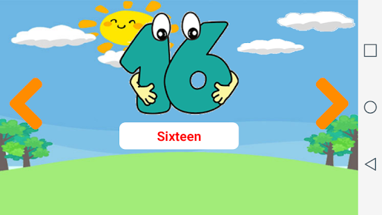 Learn Numbers English Arabic Screenshot