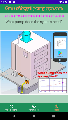 Android application Centrifugal Pump System PRO screenshort