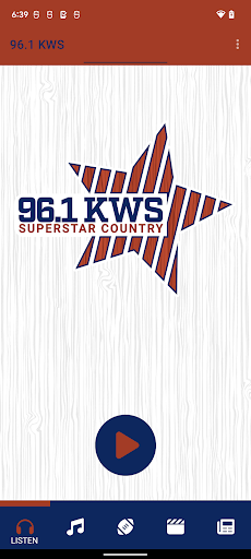 Android application 96.1 KWS screenshort