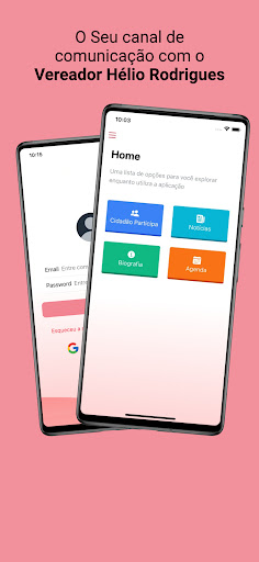 Android application Vereador Hélio Rodrigues screenshort