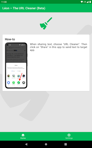 Léon – The URL Cleaner Screen 3