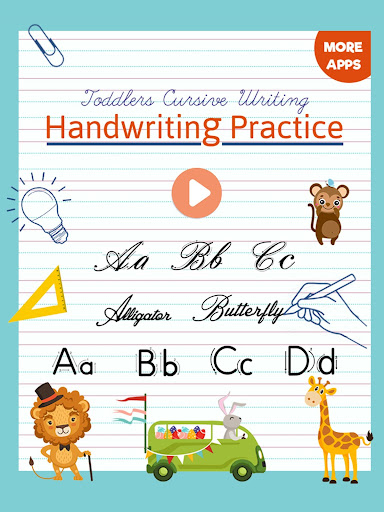 Kids Learn Cursive ABC Writing Screenshot 1 - AppWisp.com