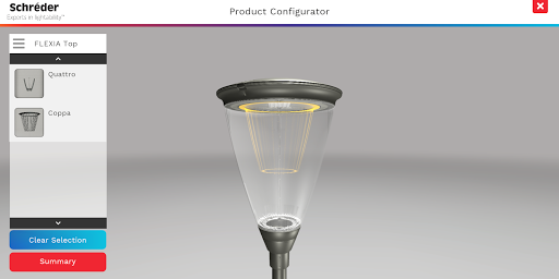 Android application Schréder VisioLum 3D screenshort