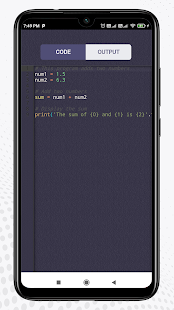 Python Editor Screenshot