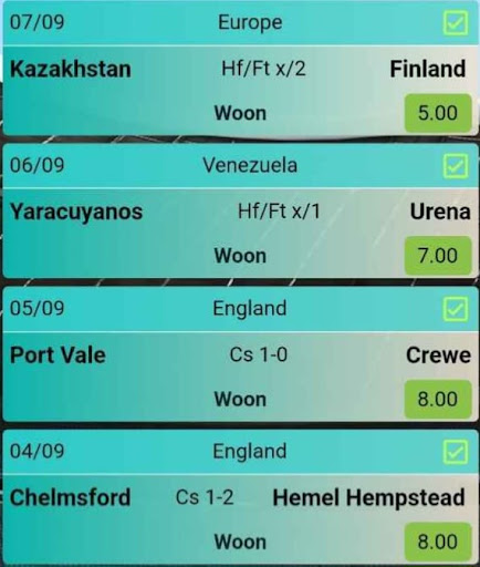 MAVEX BETTING TIPS Screen 3