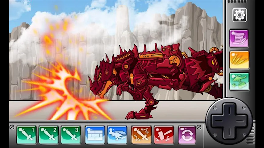 Screenshot 2 Fire Tyrannosaurus- Dino Robot android