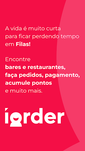 Android application iORDER screenshort