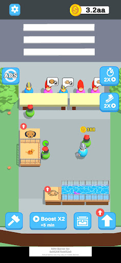 Android application Idle Pet Shop: Animal Tycoon screenshort