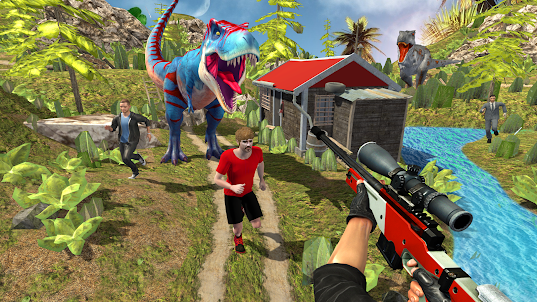 Dino Hunting : Sniper Shooting