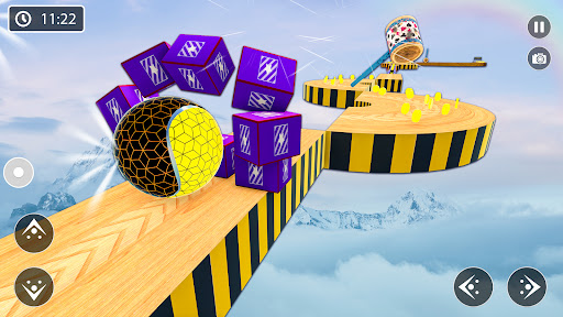 Sky Going Rolling Balls Game Screen 3