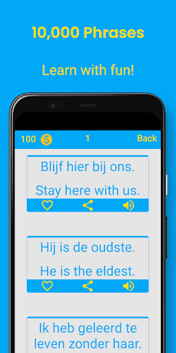Dutch Phrases Screen 2