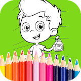 Bubble Kids coloring book icon