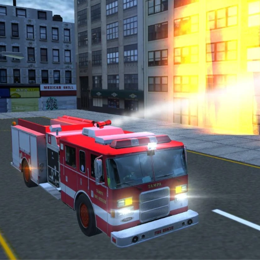 Rescue Fire Truck Fire Fighter