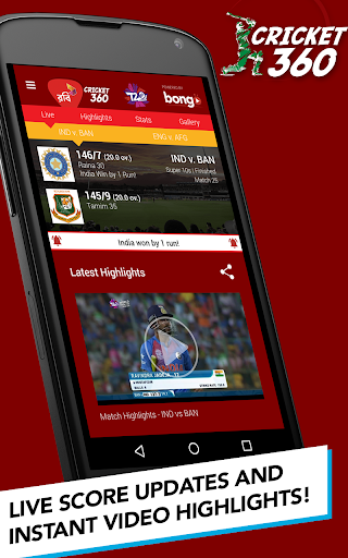 Android application Robi Cricket 360 screenshort